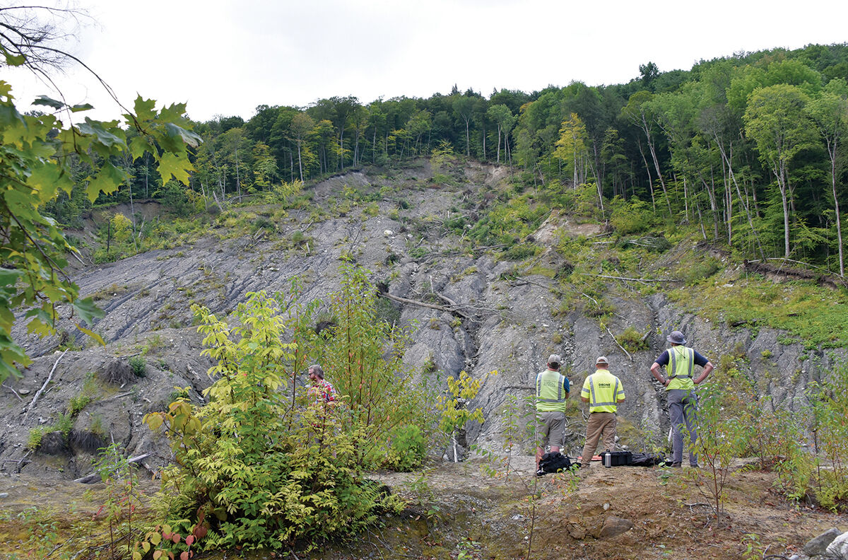 Landslide drone team